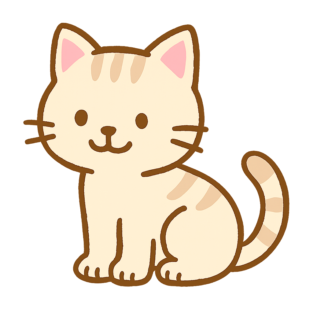 ネコ（茶トラ）