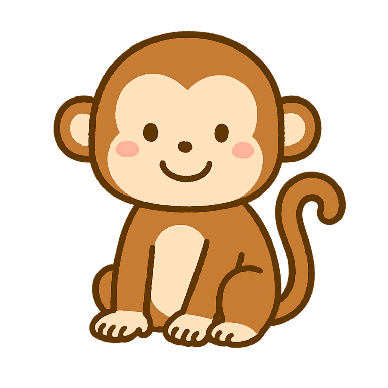 サル|イラスト