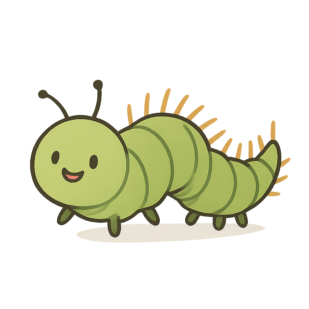 かわいい毛虫
