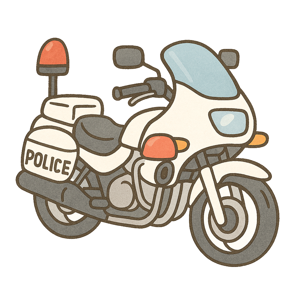 白バイ（警察用二輪車）