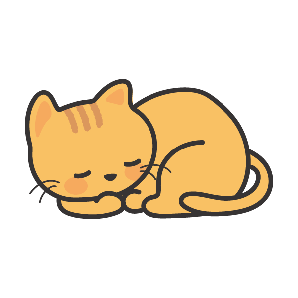 寝ている猫