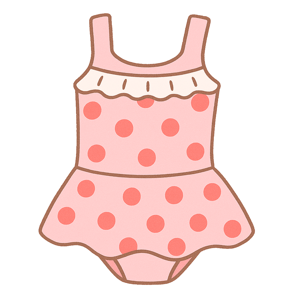 かわいい水着（女の子）