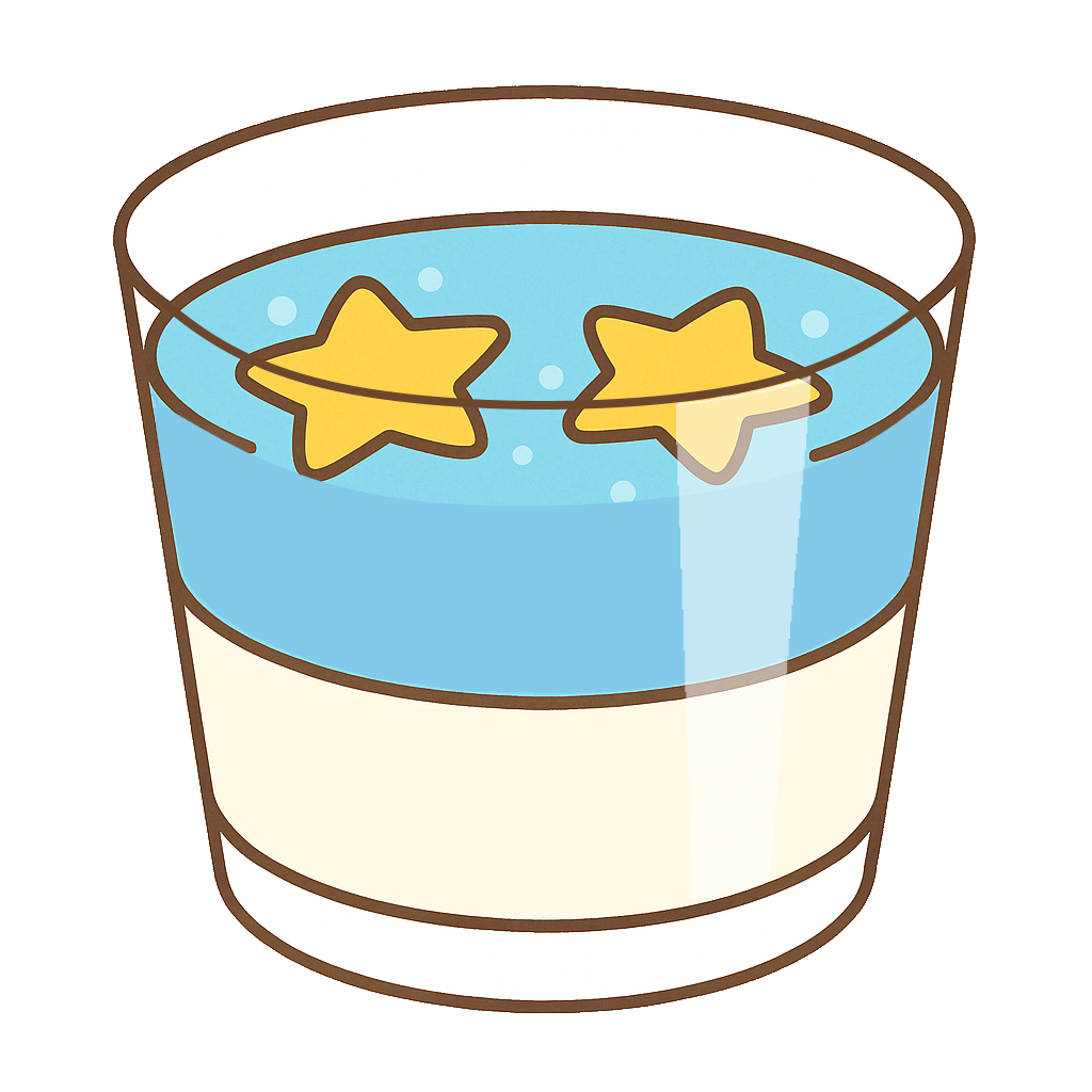 七夕ゼリー