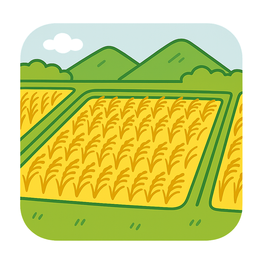 田んぼの風景（秋）