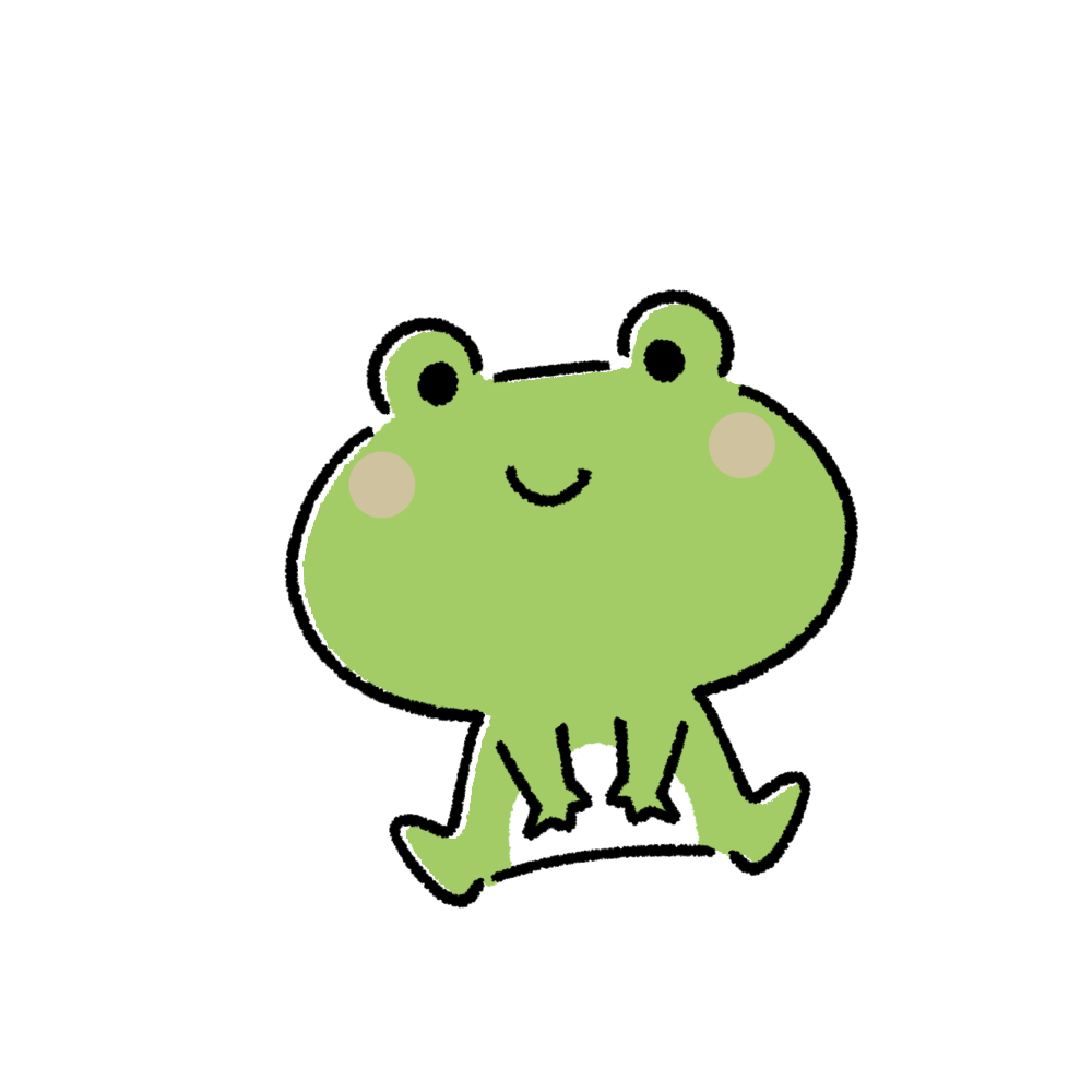 ゆるいカエル