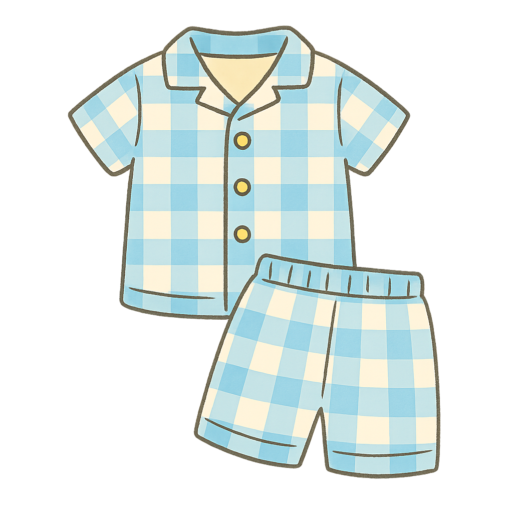 夏用パジャマ（襟付きシャツ）