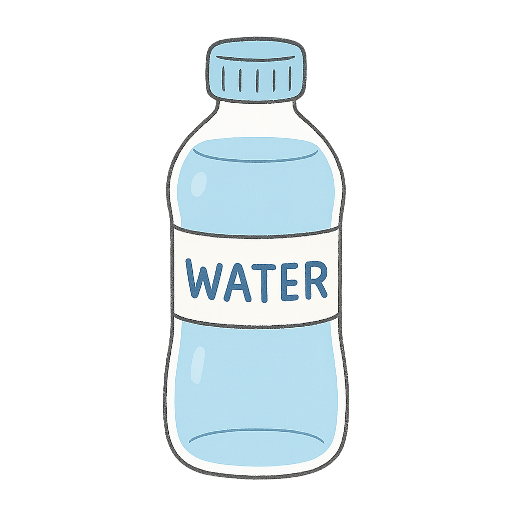 ペットボトルの水