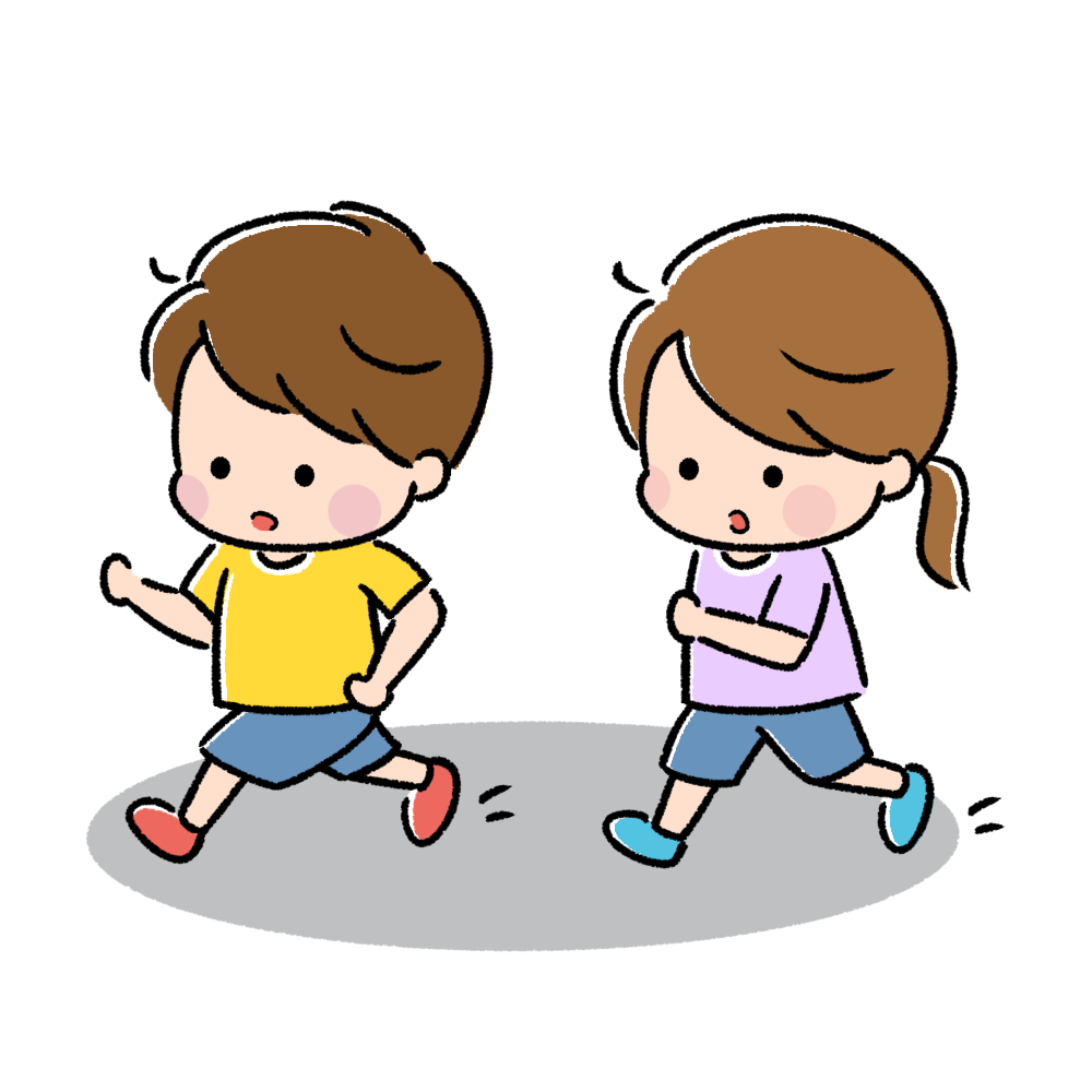 ランニングをする子ども