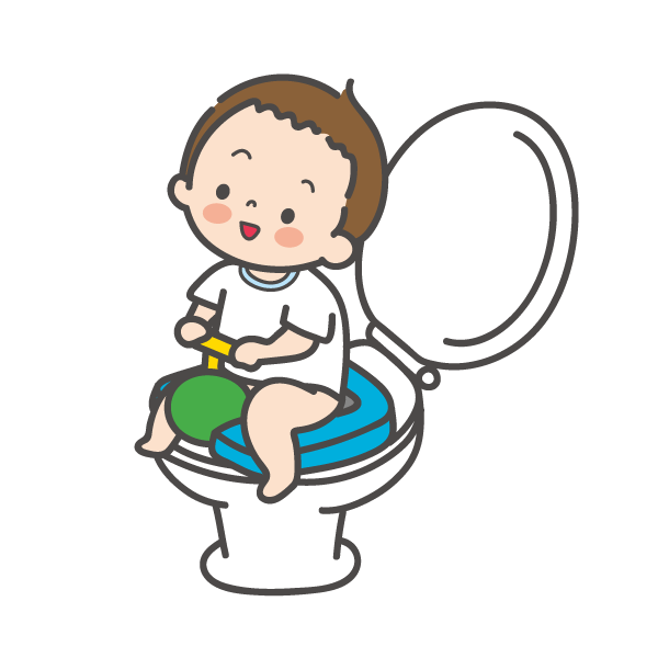 トイレトレーニングをする子ども